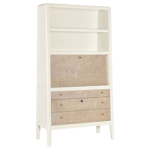 Hera 8-Drawer Hub, Almond White/Natural