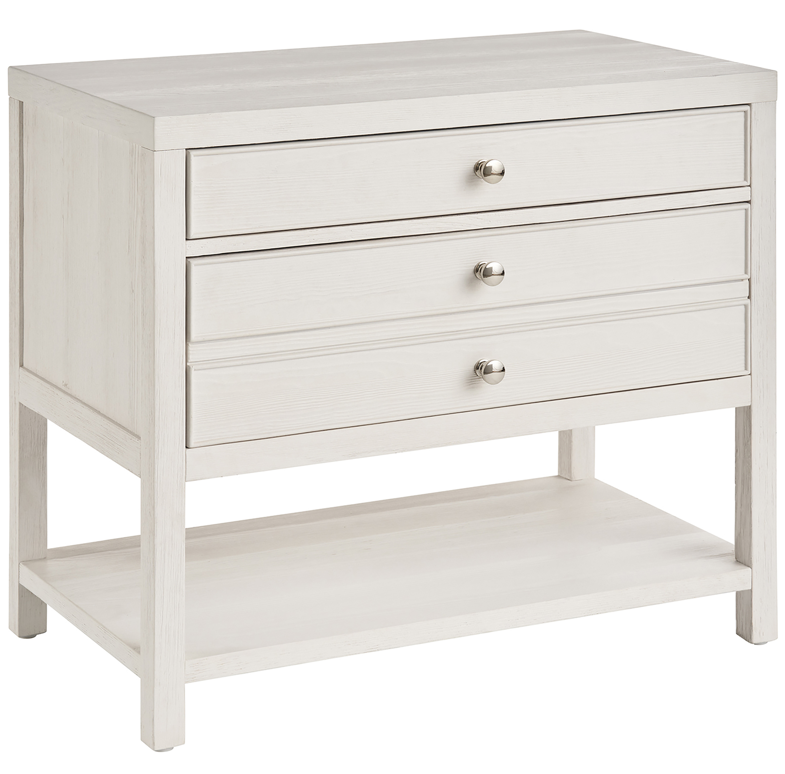 Coastal Living Marino 2-Drawer Nightstand, White Sand | One Kings Lane