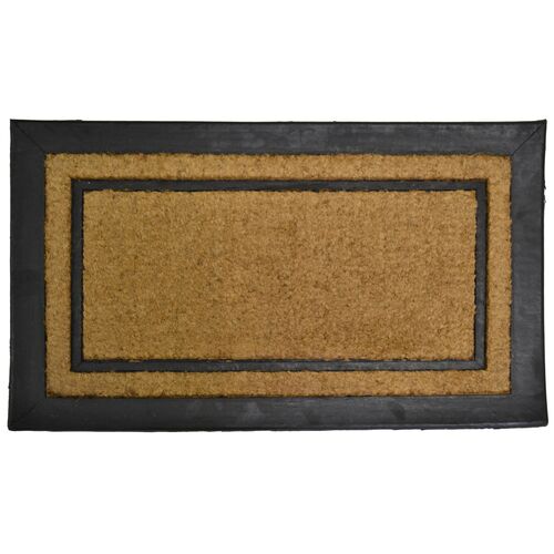 18x30 York Rectangle Doormat, Brown/Black~P77635977