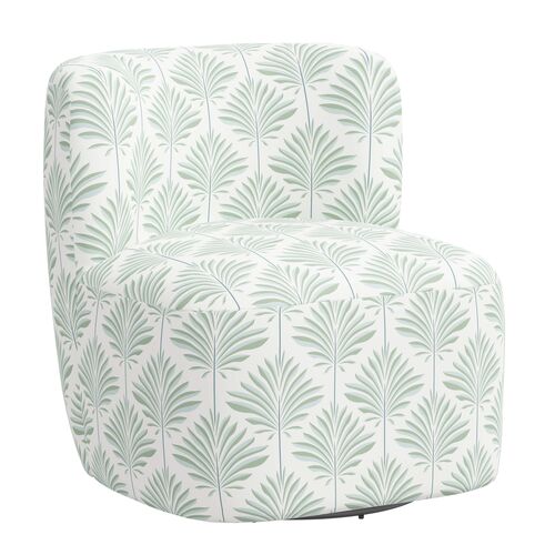 Kinsley Swivel Chair, Cerifera Palm~P111116886