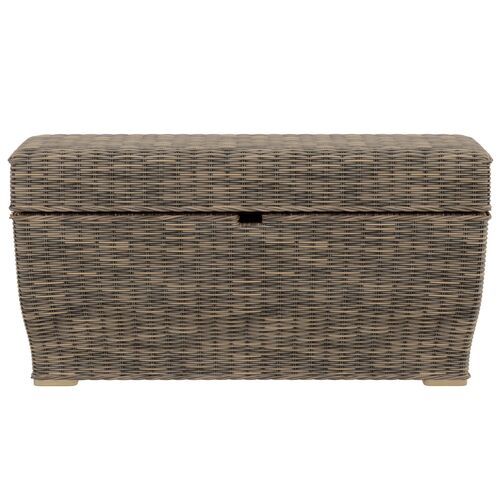 Newport Outdoor Wicker Storage Box Newport Outdoor Wicker Storage Box