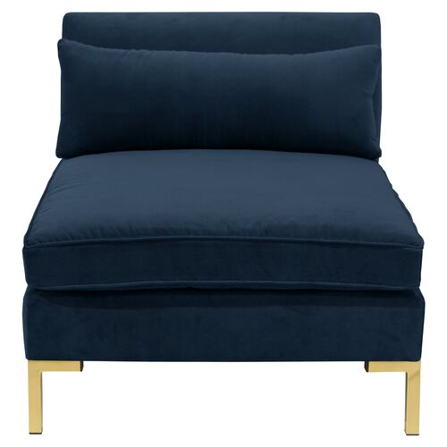 Marceau Velvet Slipper Chair~P60470744