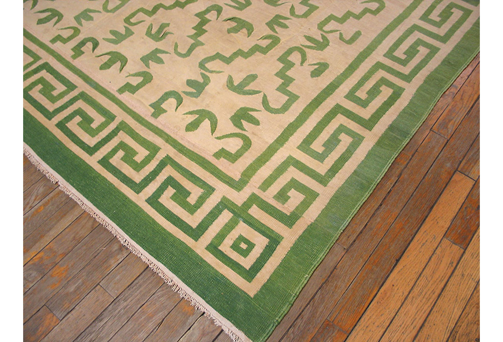 Rahmanan Antique & Decorative Rugs Indian Dhurrie Rug 7'3" x 10'0