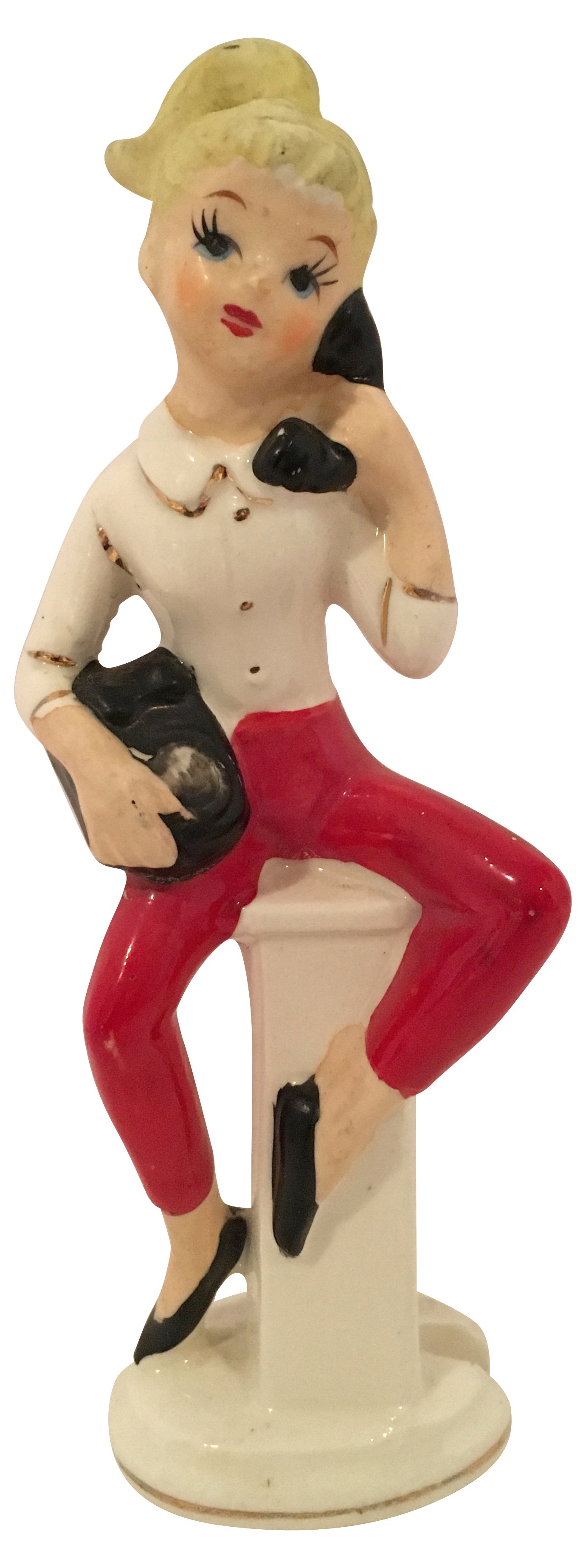 1950s Telephone Girl Figure~P77560760