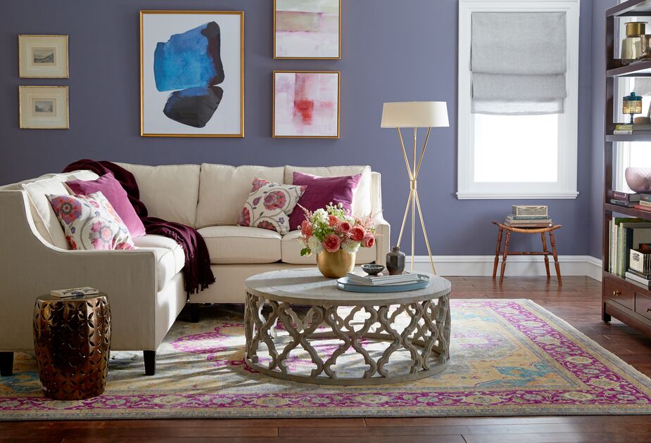 Deep purples can signify creativity and luxury, but they might be best used in small doses.  
