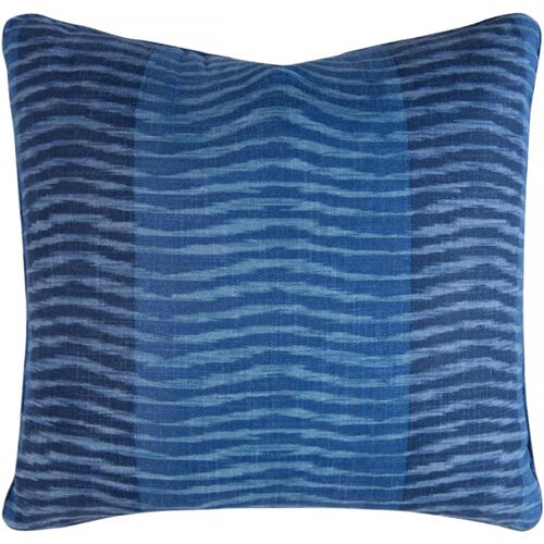 Wavelet Pillow, Indigo
