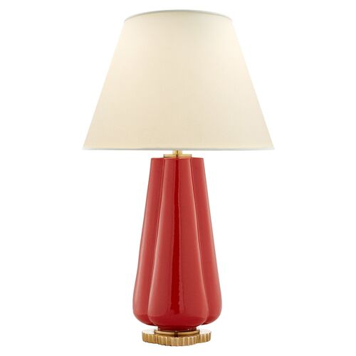 Penelope Table Lamp, Berry Red~P77255396