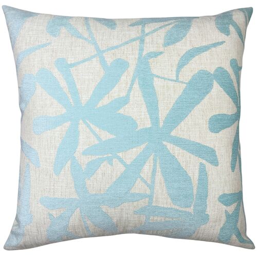 Paloma 22x22 Abstract Floral Linen Pillow Paloma 22x22 Abstract Floral Linen Pillow