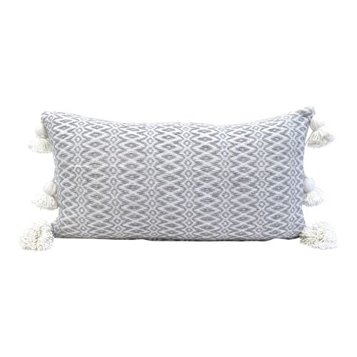 Grey and White Woven KIng Sham~P77653992