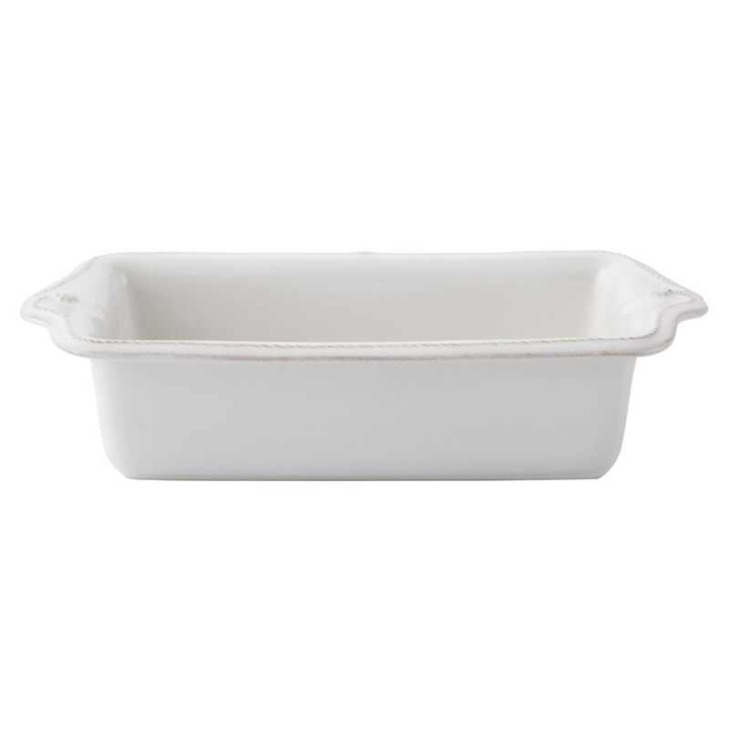 Berry & Thread Loaf Pan, White