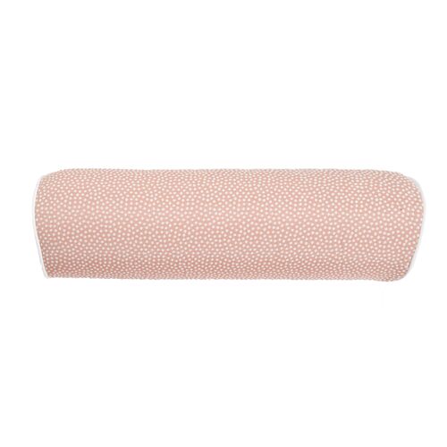 Frances 8x25 Bolster Outdoor Pillow, Blush Dots~P77610066