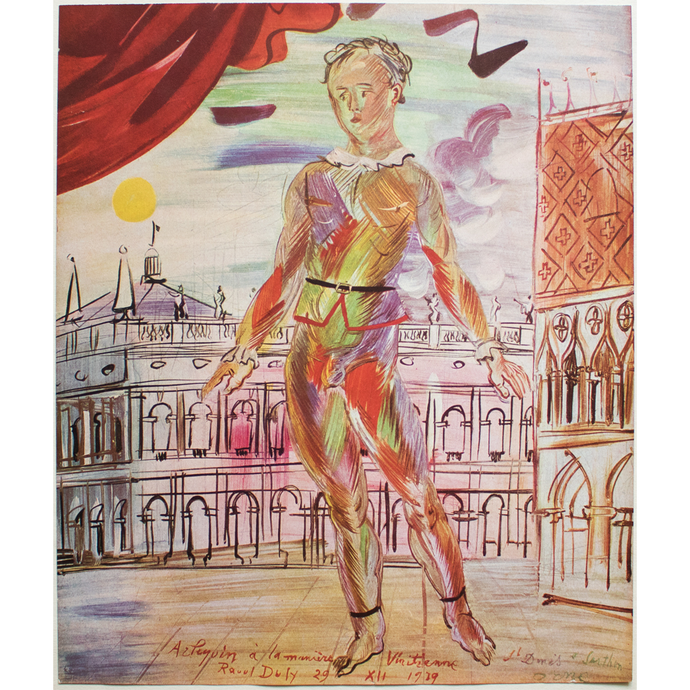 1940s Raoul Dufy, Venetian Harlequin~P77550846