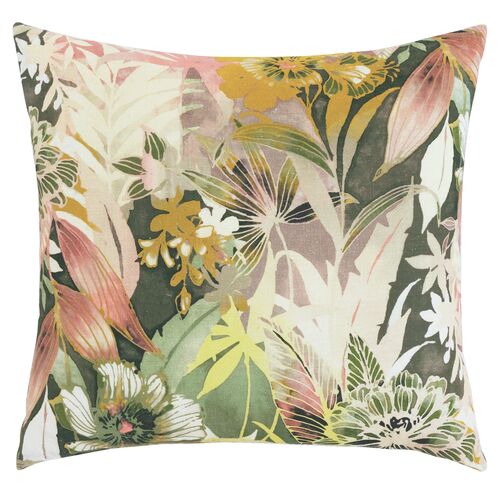 Meadow Floral Pillow, Pink/Multi