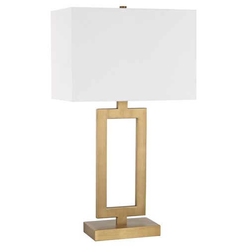 Sera Table Lamp, Antiqued Brass~P77430220