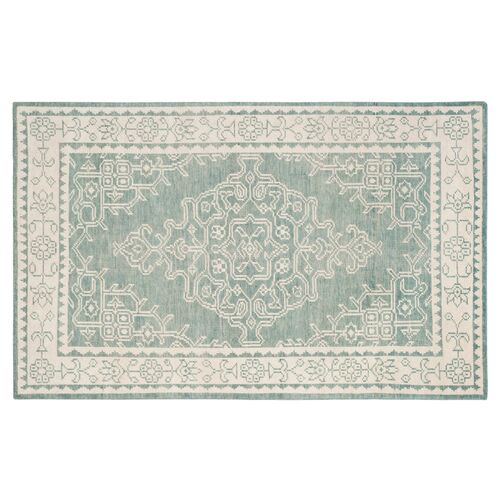 Cepe Rug, Ivory/Blue
