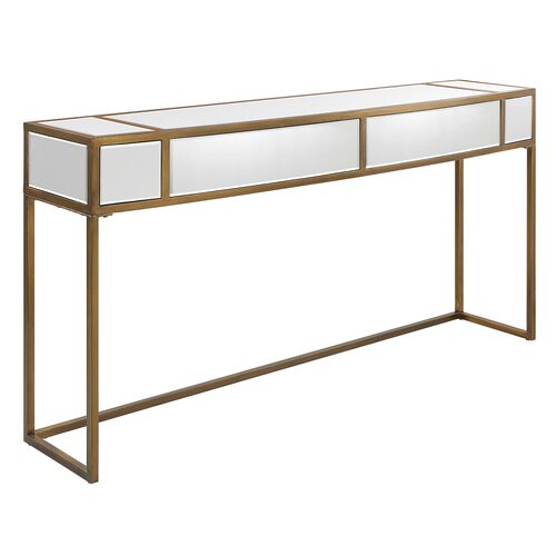 Wendell Console Table, Gold