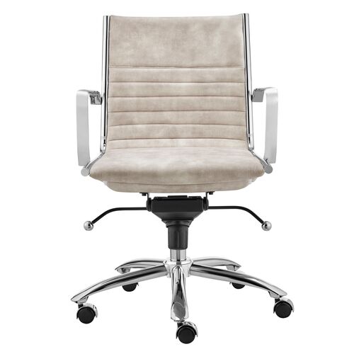 Bungie Comfort Low Back Office Chair, Velvet