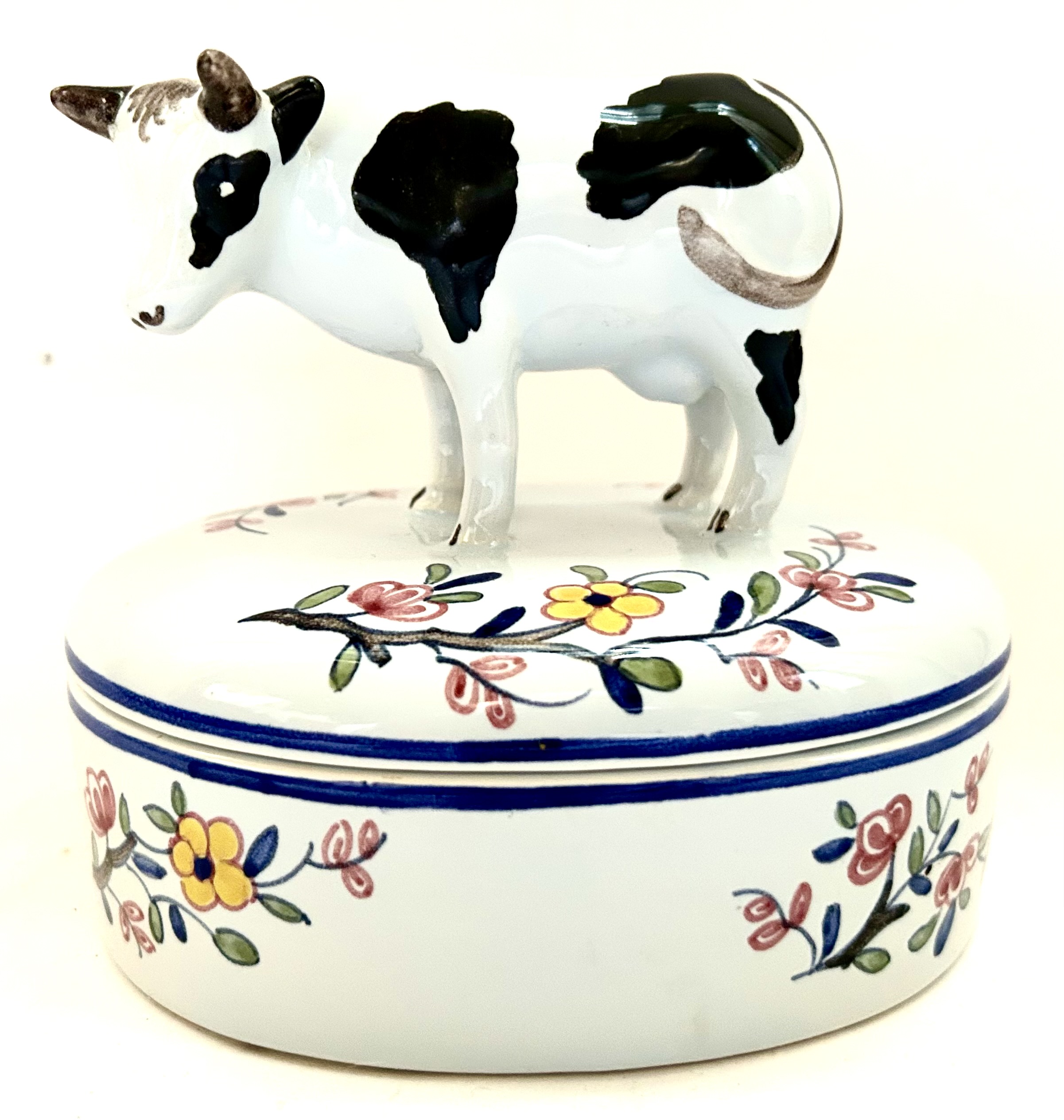 Tiffany & Co. French Faience Cow Box~P77717316