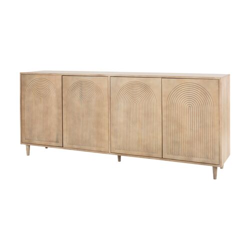 Marvil Carved Arch 4-Door Sideboard Marvil Carved Arch 4-Door Sideboard