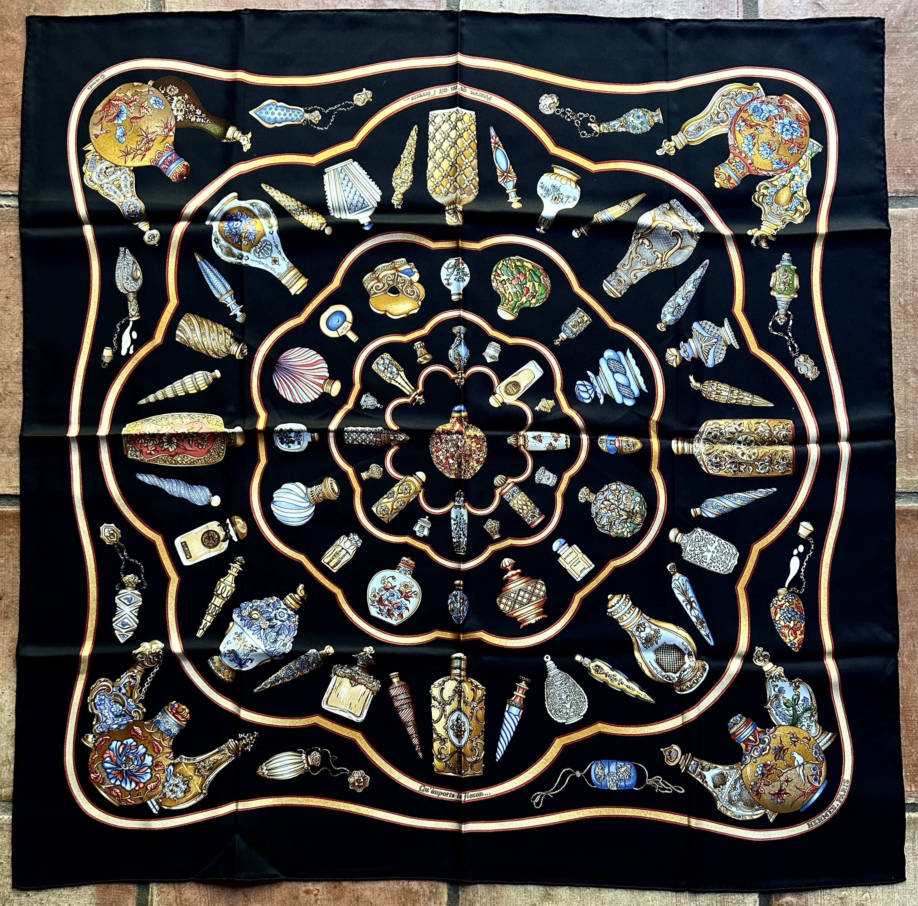 Hermes Flacons Scarf in Case~P77739733