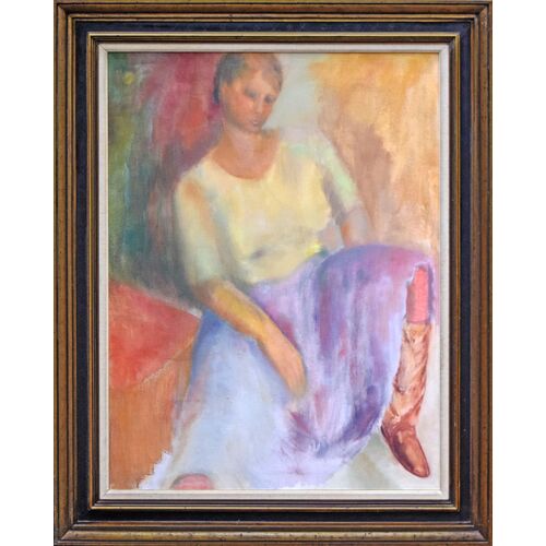 Large Post Impressionist Portrait~P77703549
