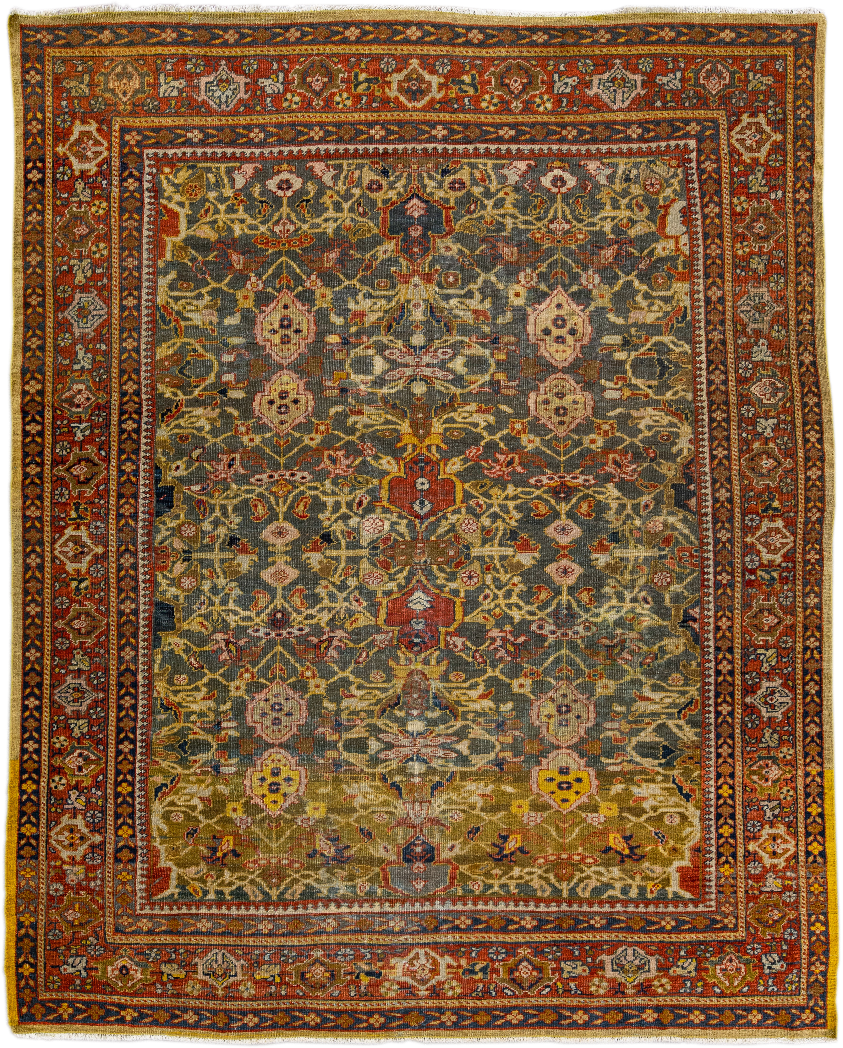 Antique Persian Sultanabad Rug~P77663506