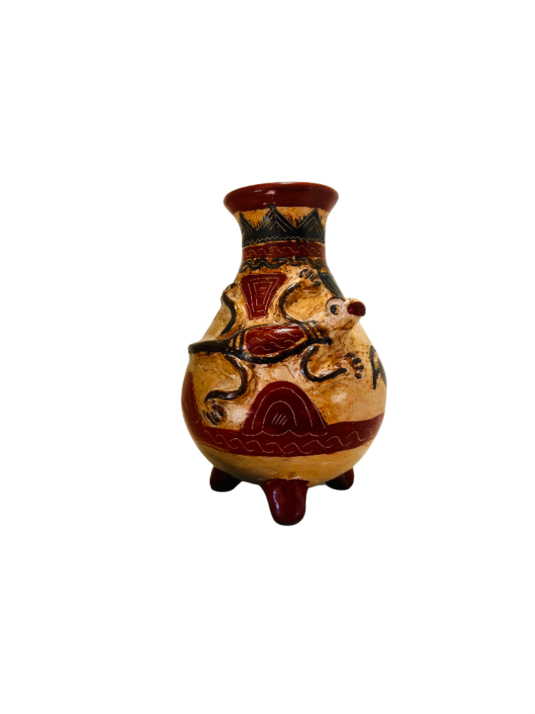 Hand-Painted Costa Rica Pottery Vase~P77644301
