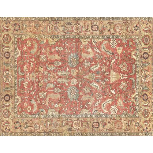 Mallory Hand Knotted Rug, Rust Mallory Hand Knotted Rug, Rust