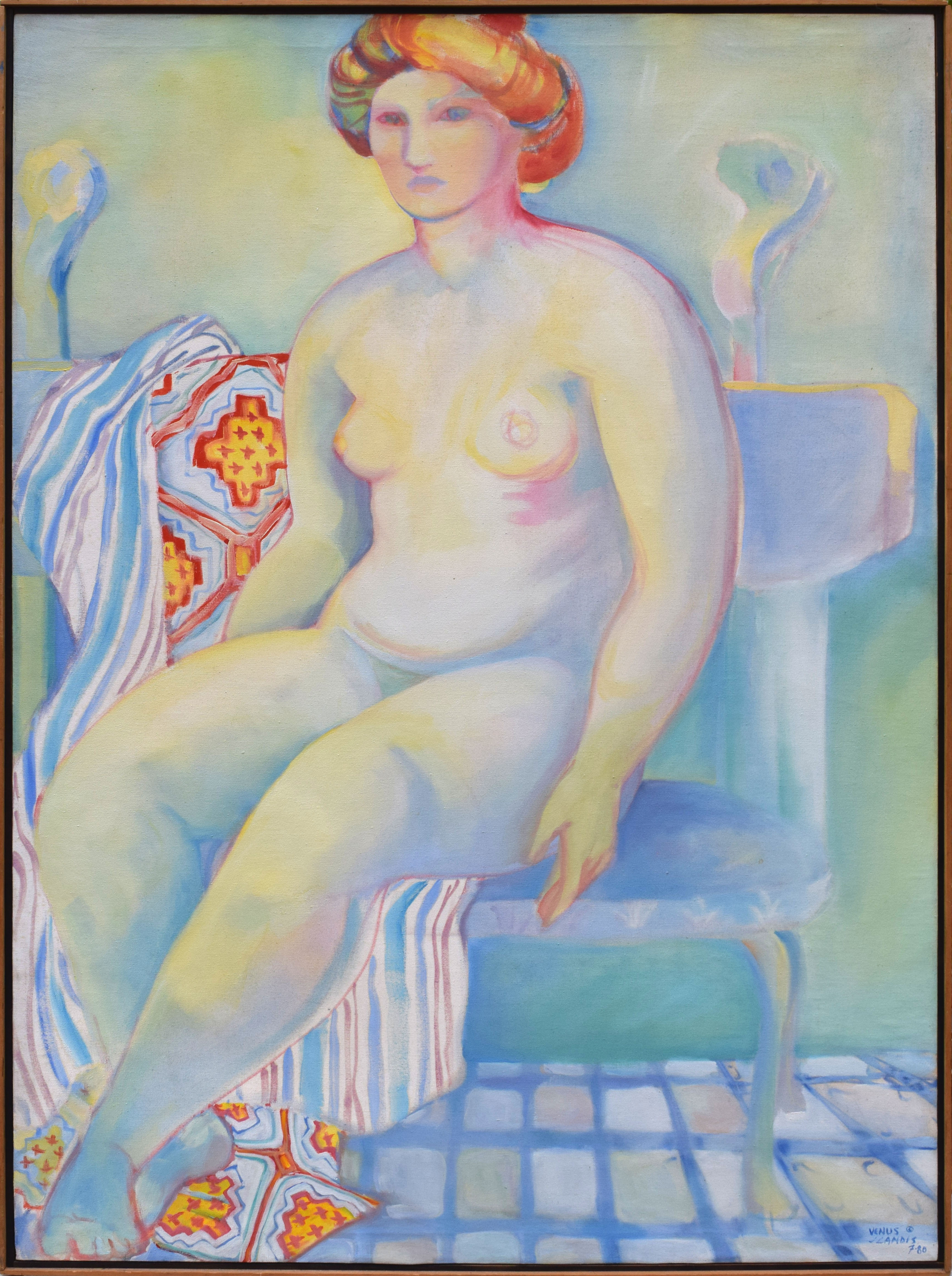 Fauvist Female Nude Painting by Landis~P77657558