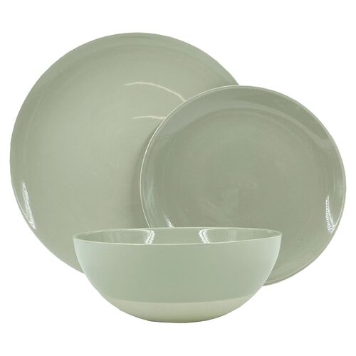 Shell Bisque 3 Piece Place Setting