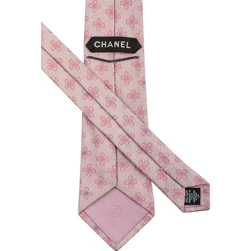 Vintage Lux - Chanel Pink Floral Tie | One Kings Lane
