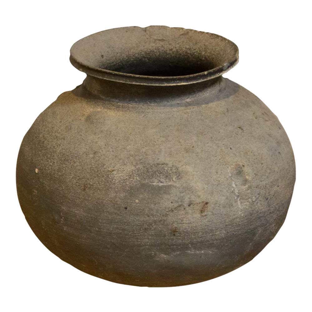 Antique Primitive Stoneware Pot~P77684248