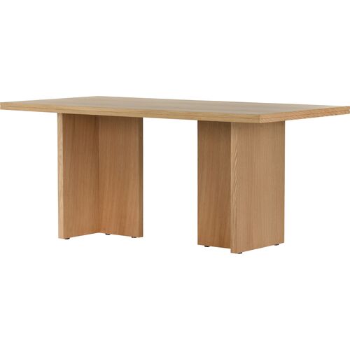 Riley Dining Table, Natural Oak~P111118816