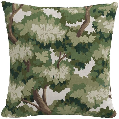 Wildwood Forest Pillow, Green