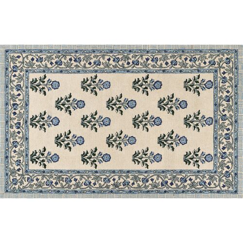 Dover Hand Tufted Wool Rug, Blue Dover Hand Tufted Wool Rug, Blue