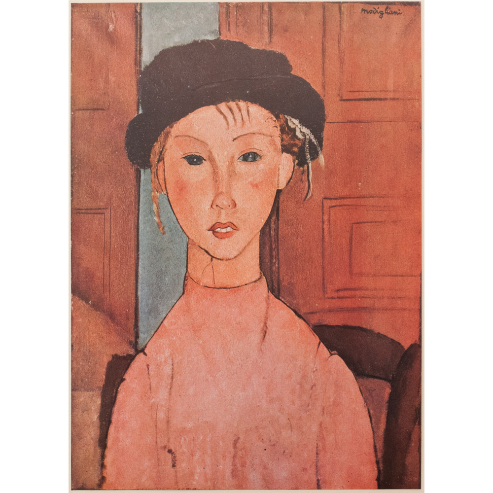 1947 Modigliani La Fillette au Chapeau~P77520987