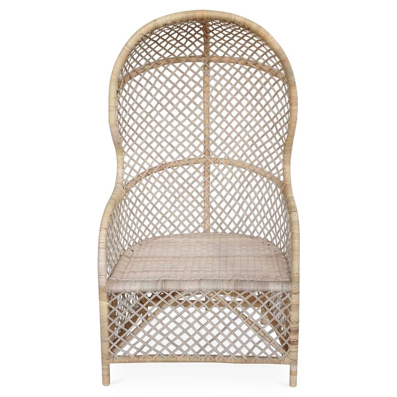 Gigi Canopy Chair, Beige