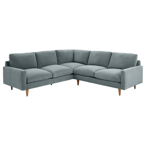 Onslow Velvet Sectional~P77346704