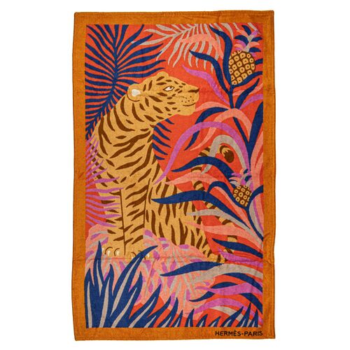 Hermès Tigre a l'Ananas Beach Towel~P77733400