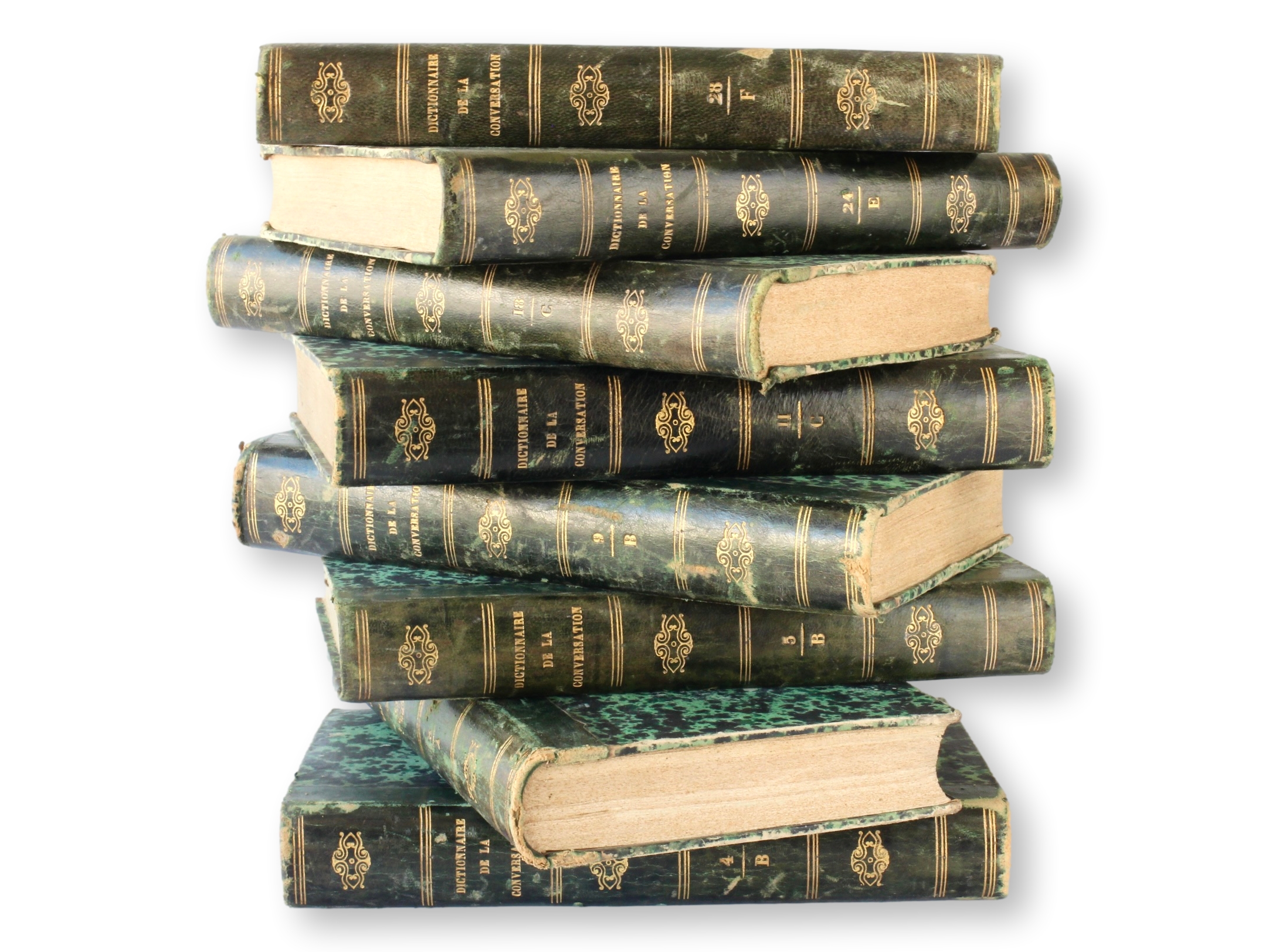 1833 French Conversation Books, Set of 8~P77717122