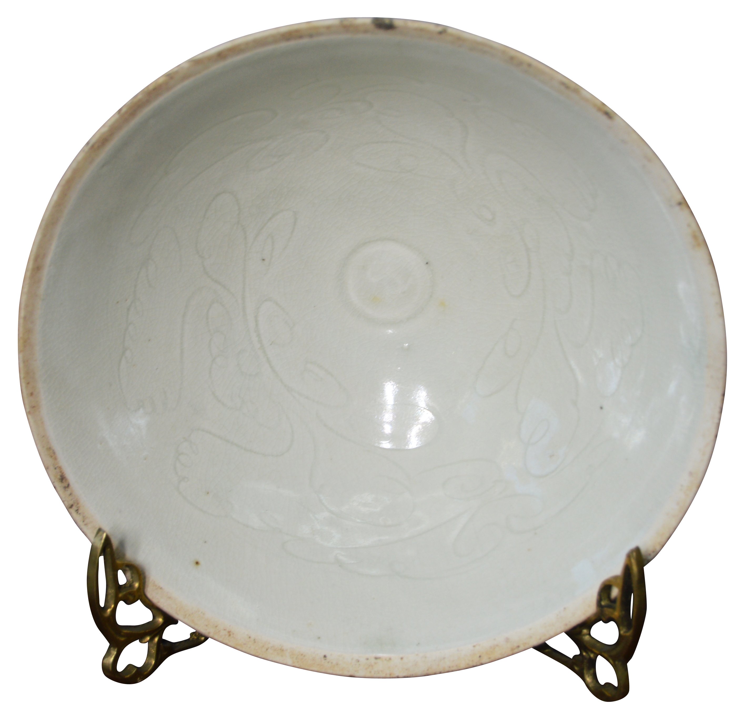 Antique Chinese Celadon Porcelain Bowl~P77433294