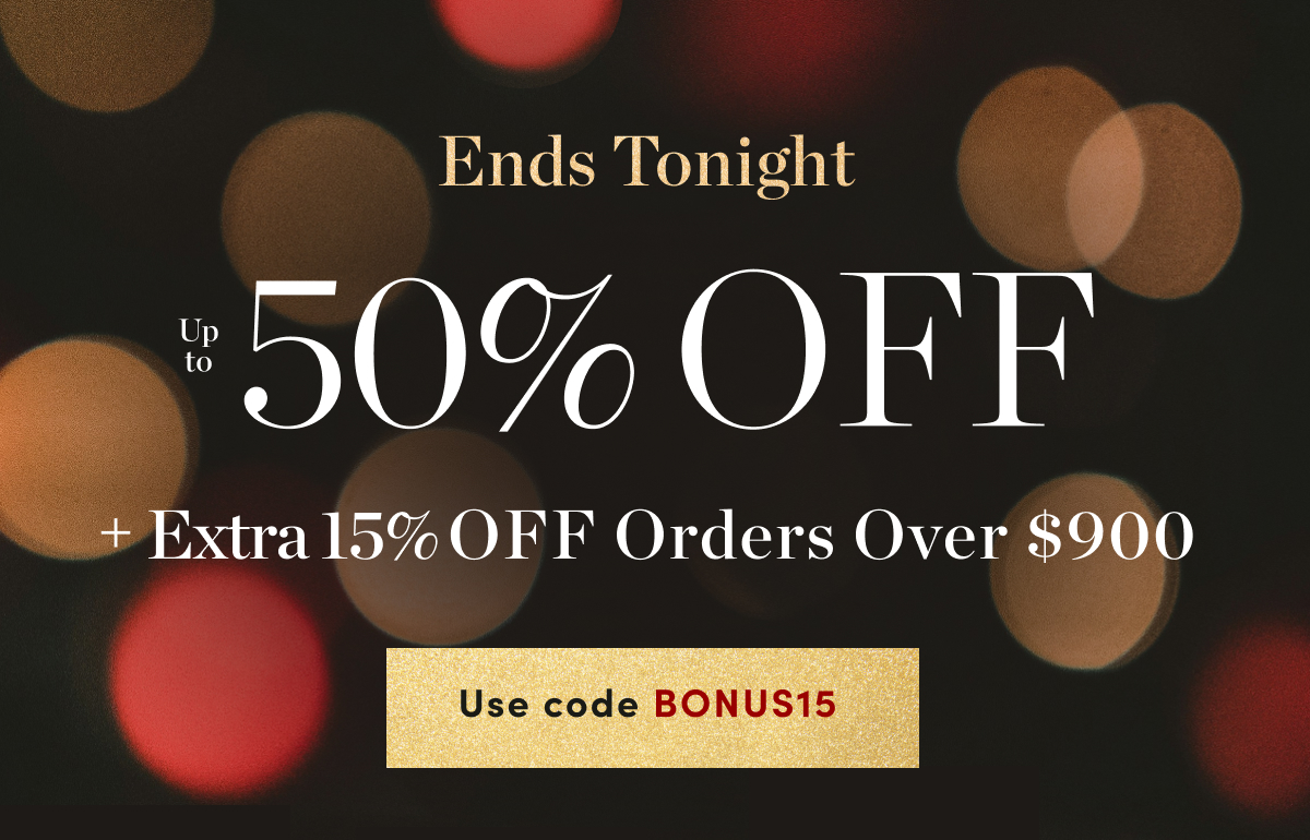 Up to 50 Percent Off Sitewide