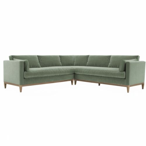 Elodie 107" Velvet Corner Sectional Elodie 107" Velvet Corner Sectional