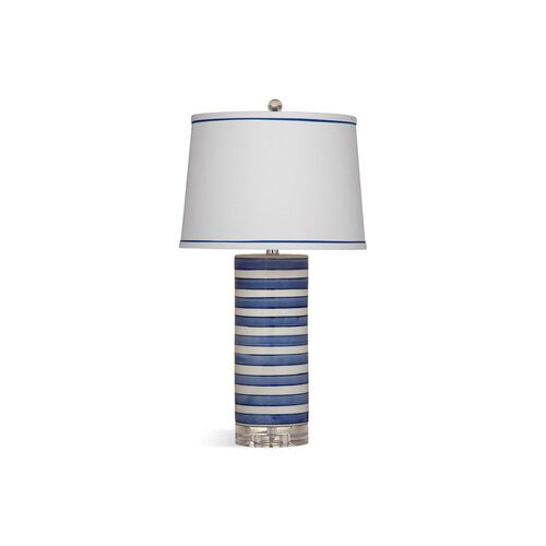 Regatta Stripe Table Lamp, Blue/White~P77266658