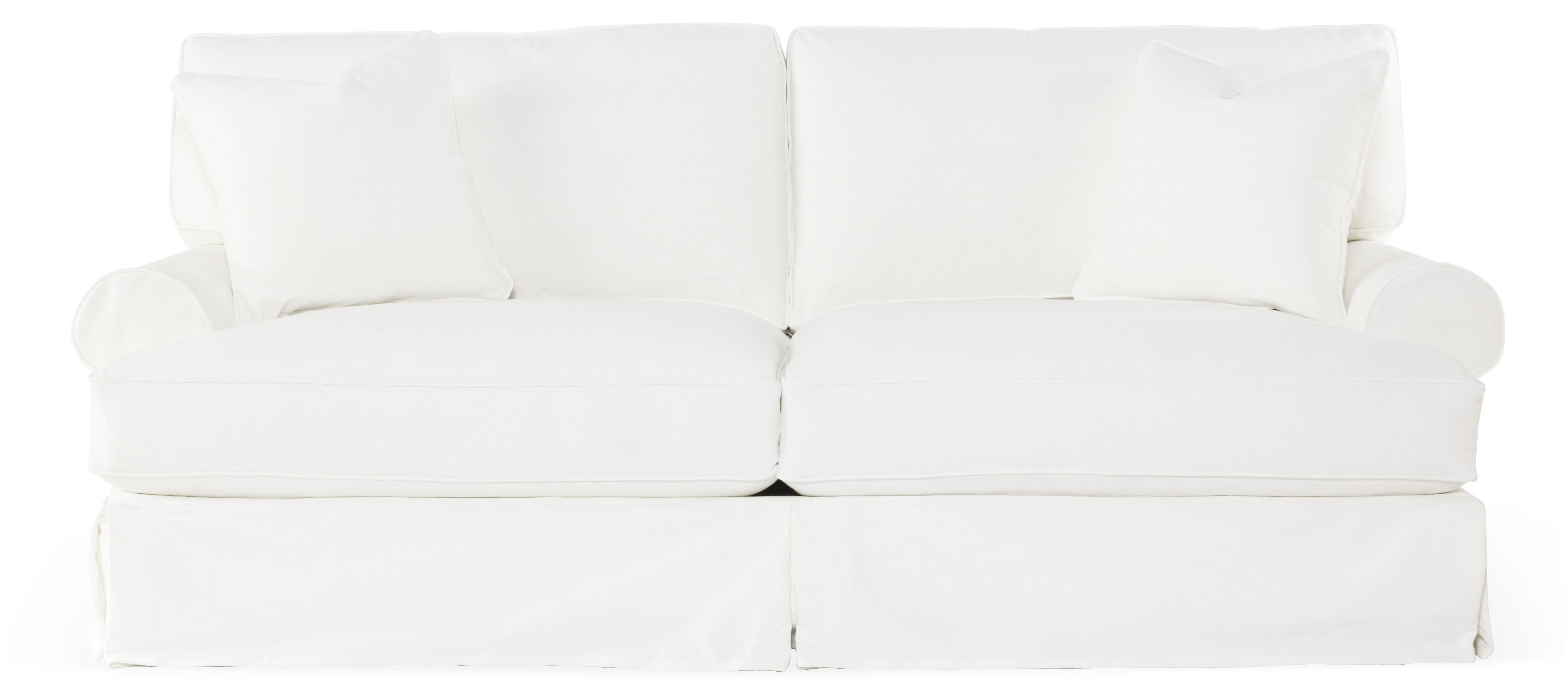 Sunset Trading Americana Box Cushion Slipcovered Sofa | Light Gray, 1 -  Fred Meyer