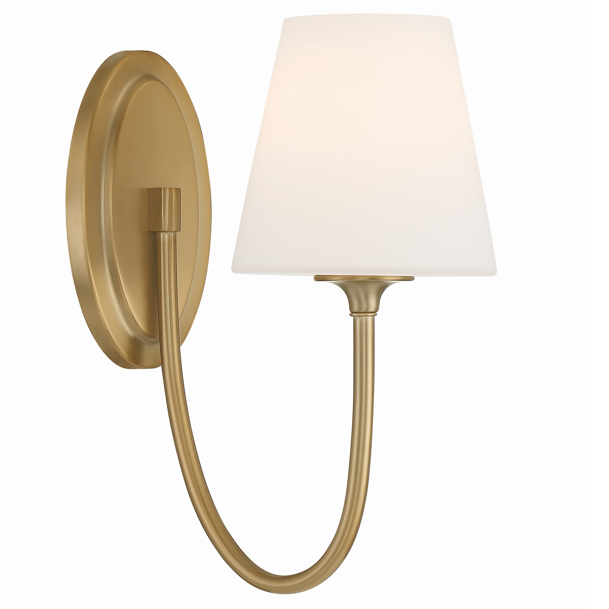 Jovani 3-Light Bath and Vanity Wall Sconce, Patina Brass