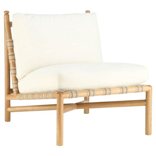 Flannery Accent Chair, Ivory~P77650996