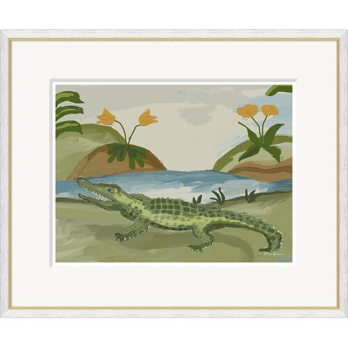 Dana Gibson, River of Grass II Framed Painting, 19.5" x 23.5" Dana Gibson, River of Grass II Framed Painting, 19.5" x 23.5"