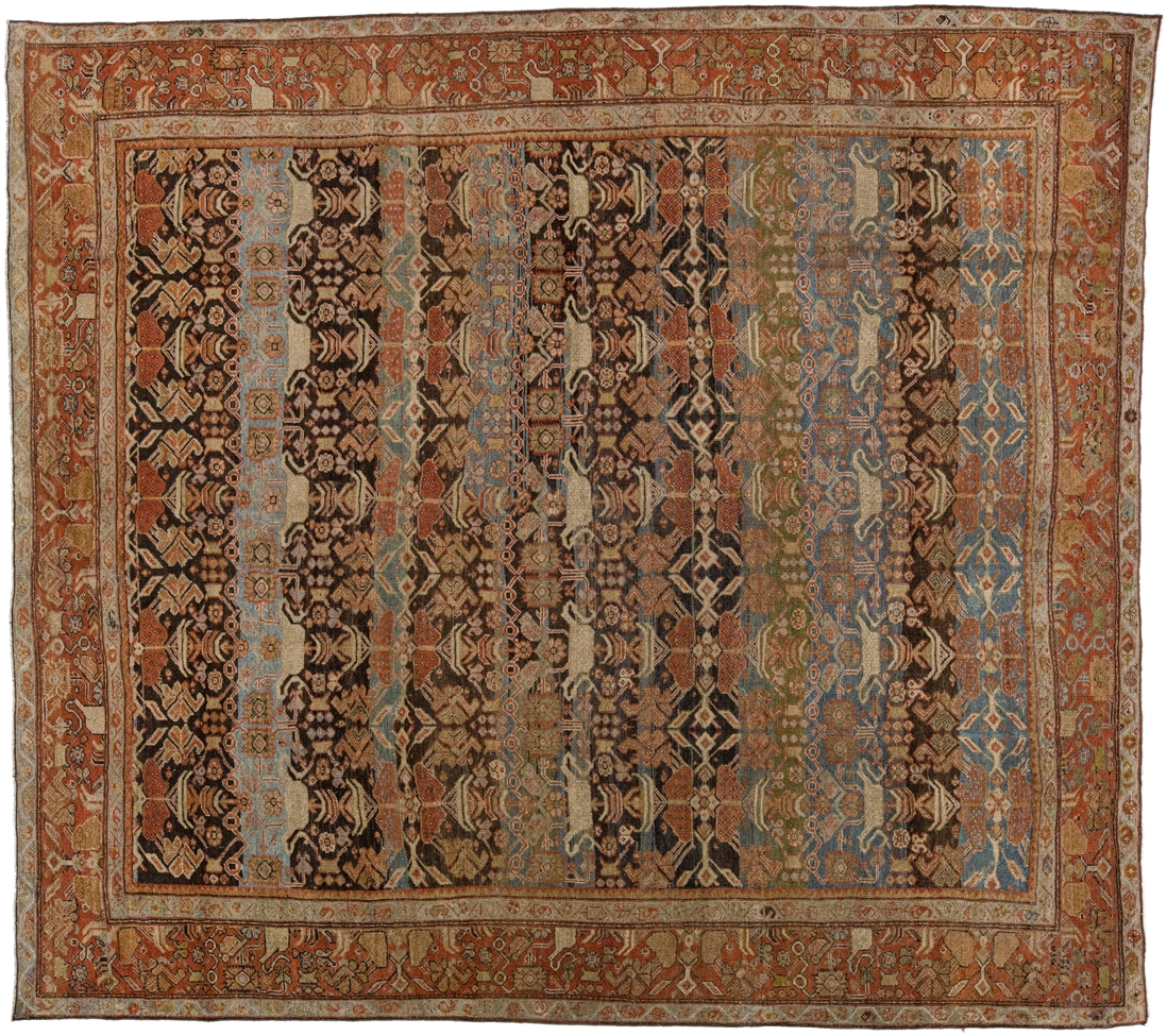 Antique Persian Mahal Rug 8'9" x 9'9"~P77663290