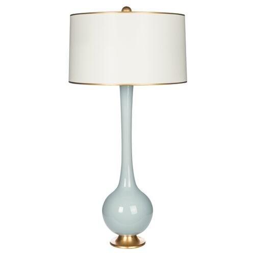 Lela Table Lamp, Light Blue/Gold~P77402192